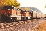 Vehicle train rolls west